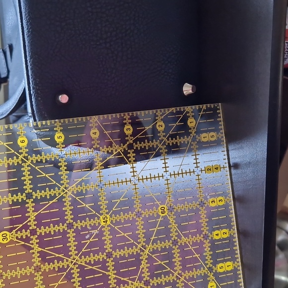 Black leather tote bag - Picture 8 of 10